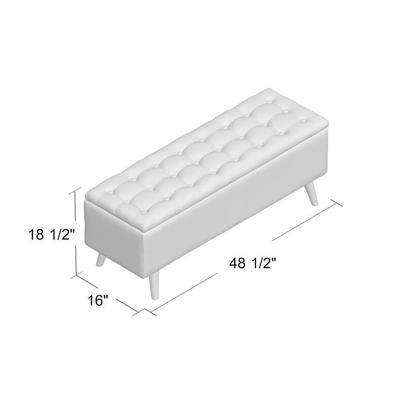 Coddington Upholstered Storage Bench - Image 1