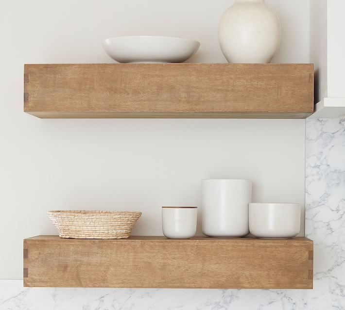 Reed Floating Shelve, 66"W x 12"D x 6"H - Image 1