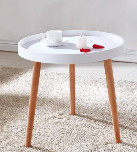 Jude Mini Coffee Table, white - Image 0