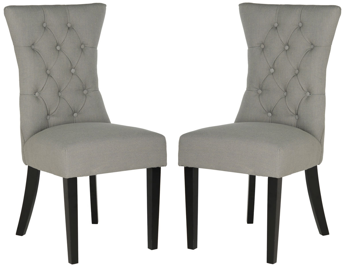 Gretchen 21''H Tufted Side Chair (Set Of 2) - Granite/Black - Arlo Home - Image 1