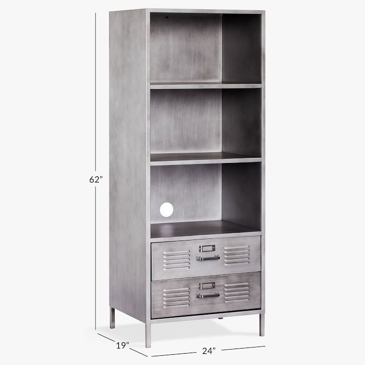 Locker Bookcase With Storage Drawers - Image 0