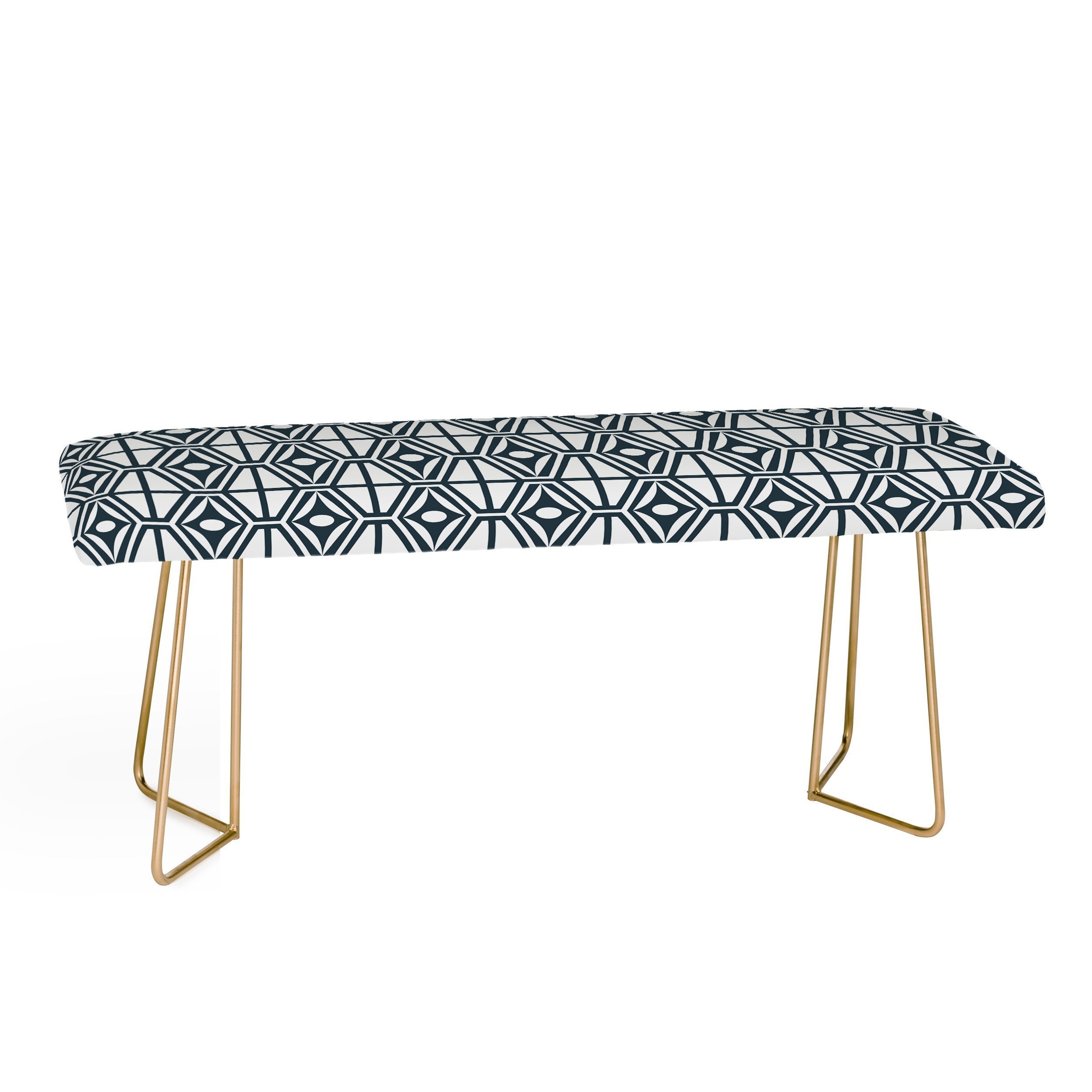 METRO STEEL Bench by Heather Dutton - Gold - Image 0