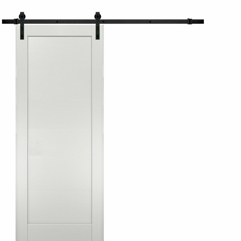 Paneled Wood Planum Barn Door - Image 3