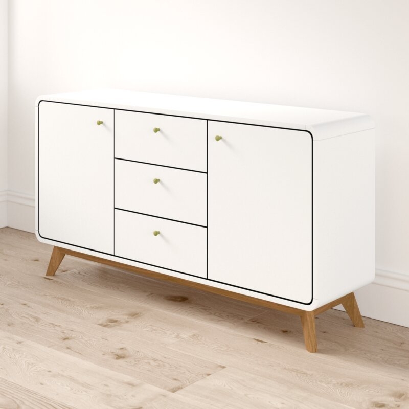 Bobb 55.1'' Wide 3 Drawer Sideboard - Image 2