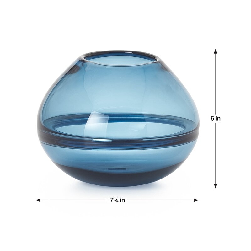 Proffitt Ring Glass Bullet Glass Table Vase - Image 2
