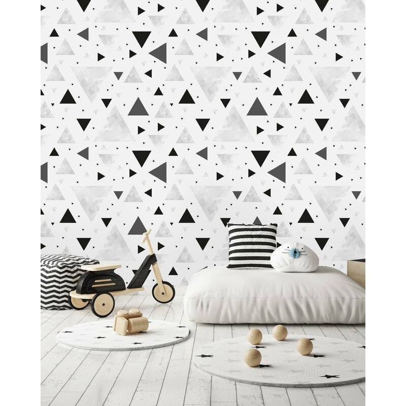 Triangles Paintable Wall Mural - Image 0
