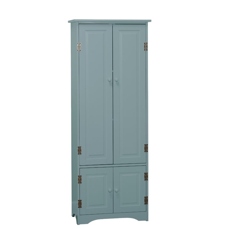 Avis 4 Door Accent Cabinet- Antique blue - Image 0