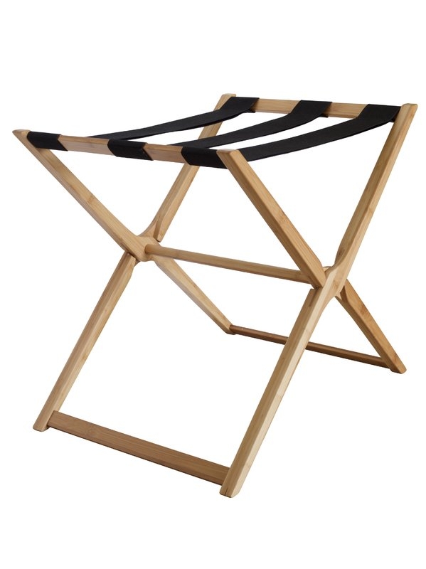 Modern Bamboo Luggage Rack - Image 0