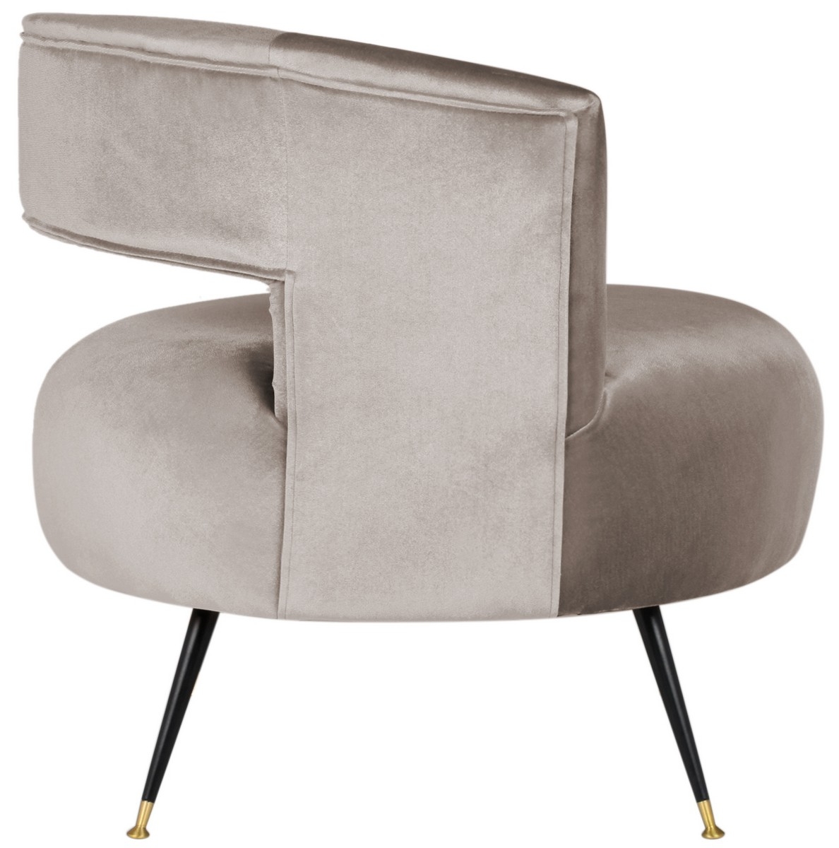 Manet Velvet Retro Mid Century Accent Chair - Hazelwood - Arlo Home - Image 4