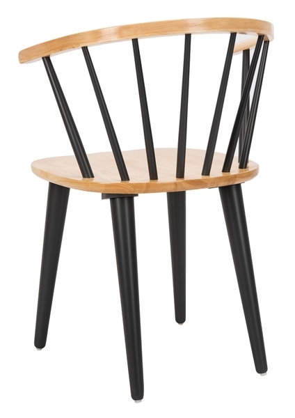 Blanchard 18''H Curved Spindle Side Chair (Set of 2) - Natural/Grey - Safavieh - Image 9
