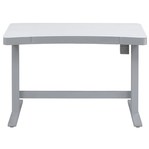 Belda Height Adjustable Glass Standing Desk - Image 1