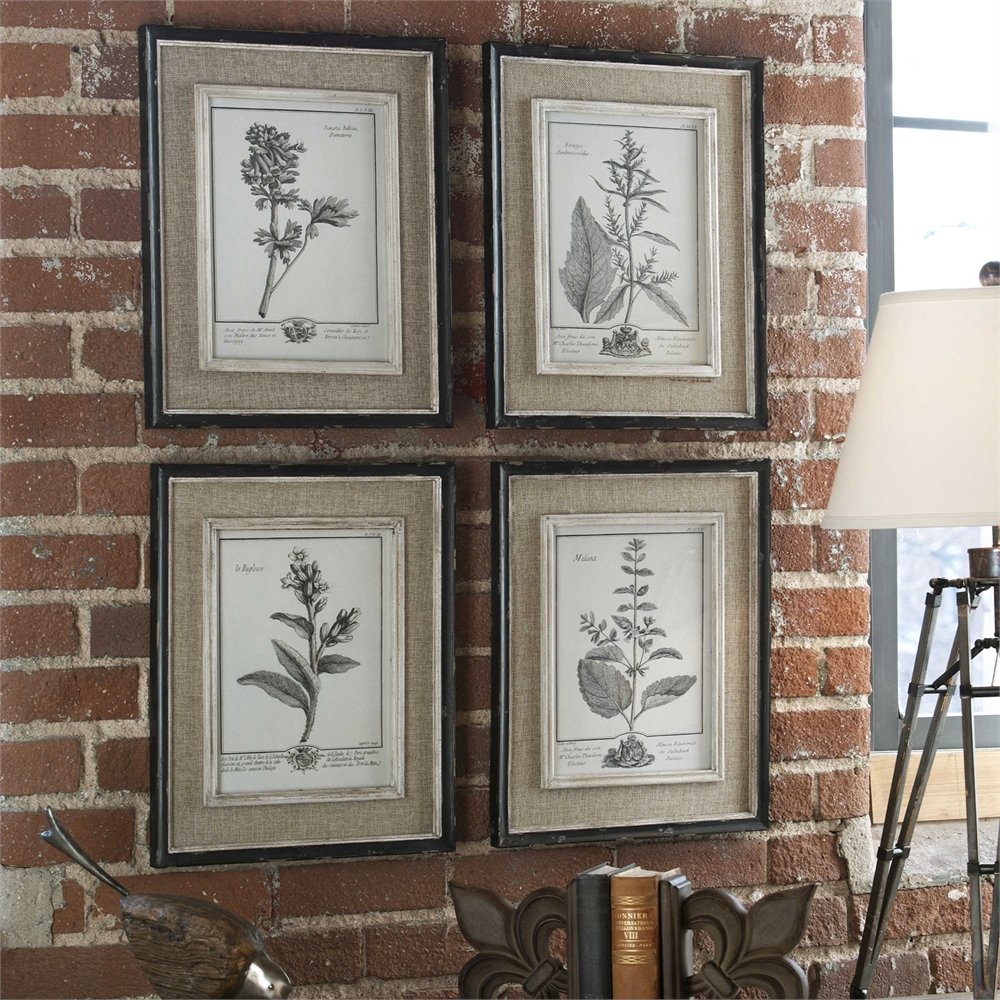 Casual Grey Study Framed Prints, S/4 - Image 3