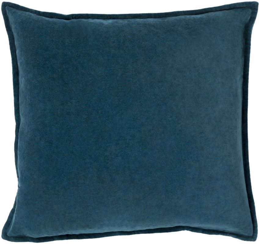 Bradford Smooth 100% Cotton Velvet Throw Pillow - Image 0