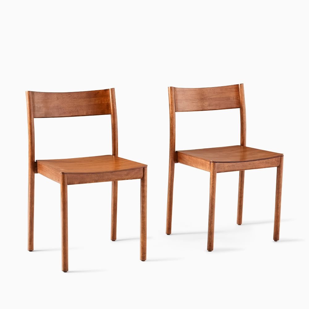 Berkshire Side Chair Dining Chair, Set of 4, Cool Walnut - Image 0