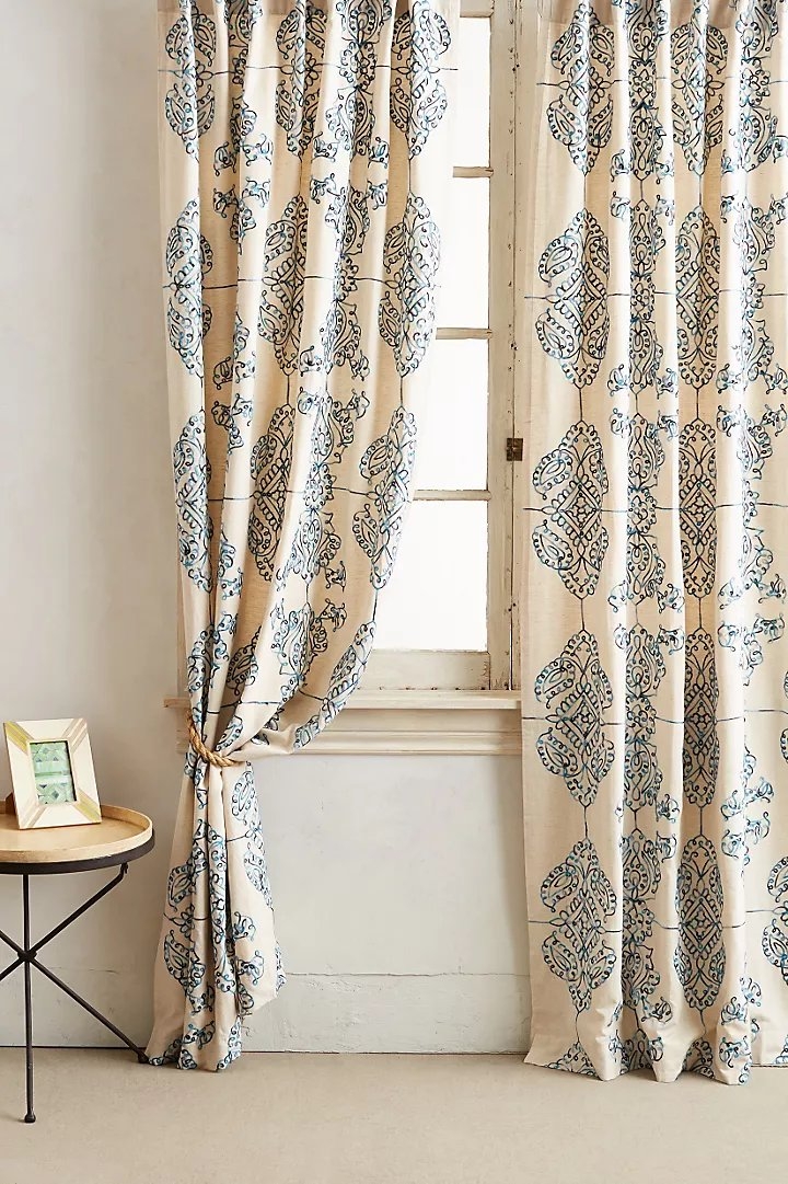 Embroidered Gretta Curtain - Image 1