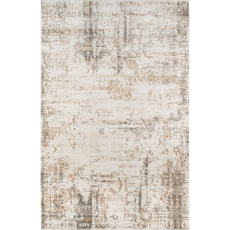 Juliet Abstract Area Rug In Beige - Image 0