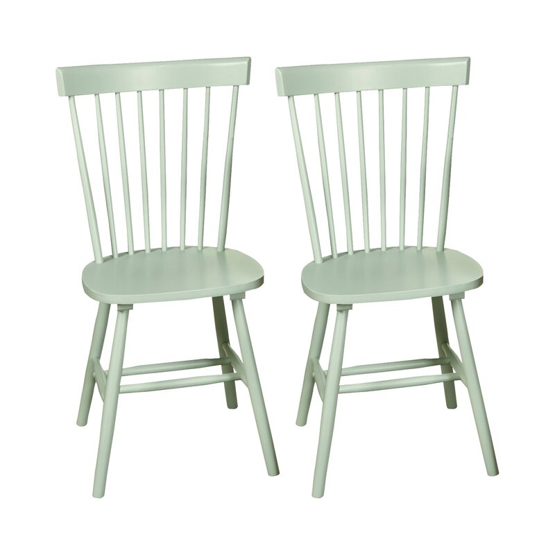 Roudebush Solid Wood Dining Chair, set of 2 - Image 0