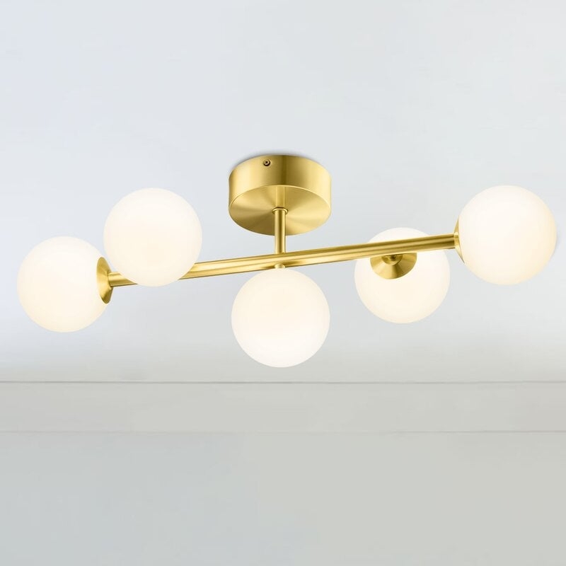 Humfleet 5 - Light Dimmable LED Gold Vanity Light - Image 0