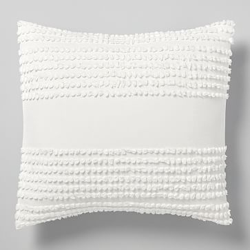 Candlewick Euro Sham, Stone White - Image 0