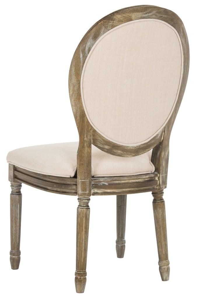 Holloway Tufted Oval Side Chair  - Beige/Rustic Oak - Arlo Home - Image 7