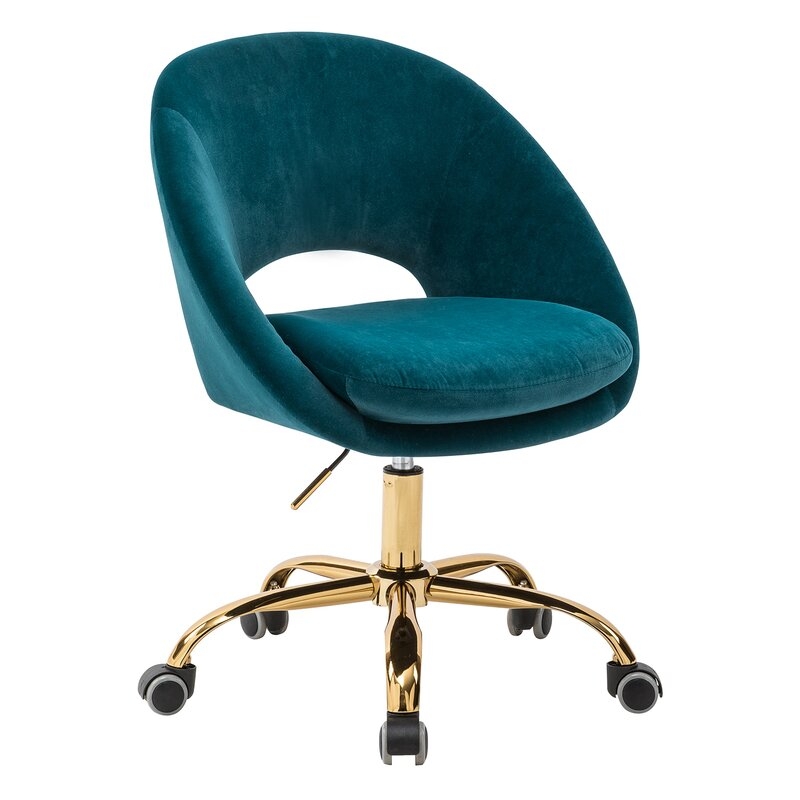 Penney Task Chair - teal - Image 0