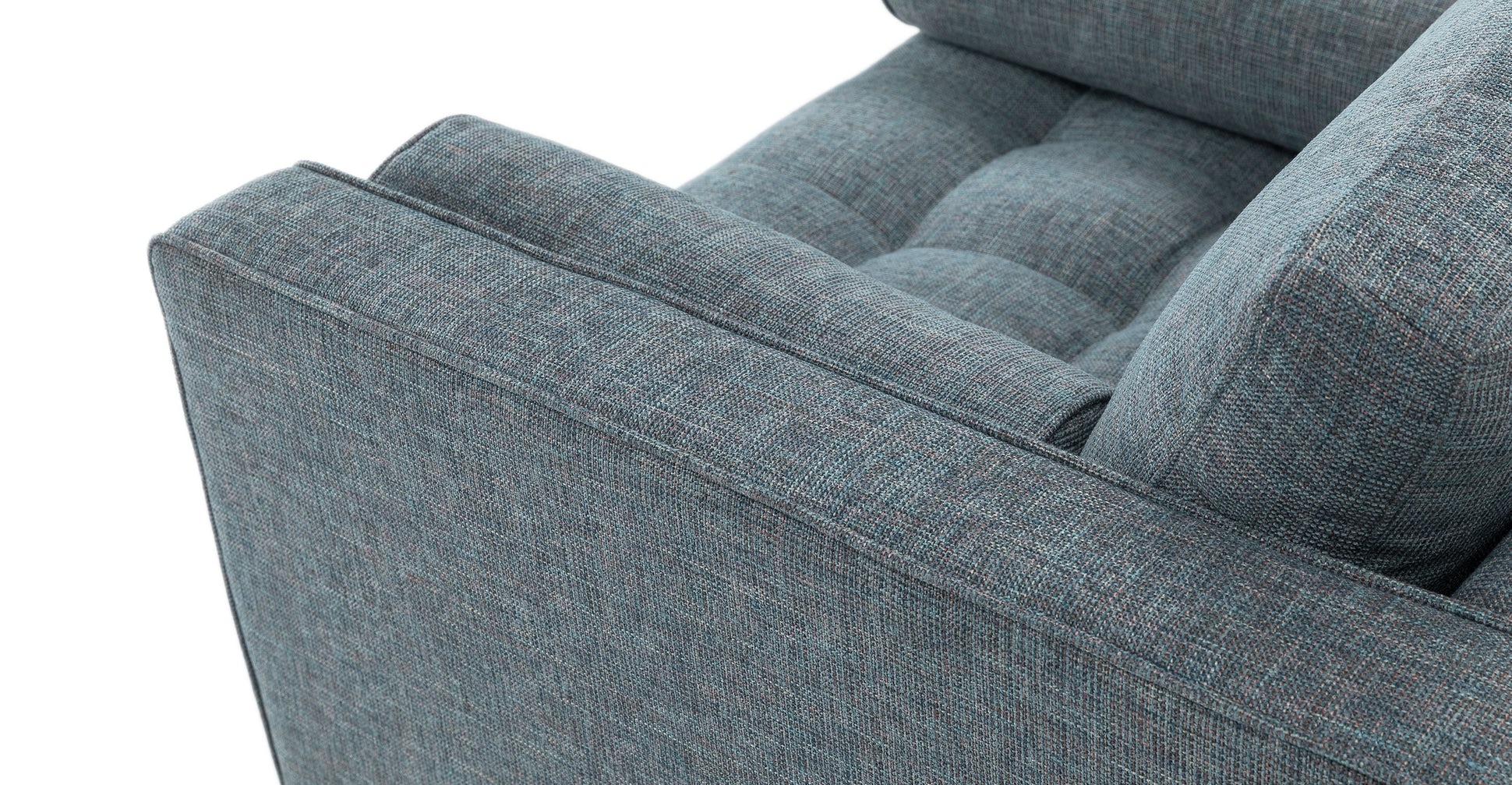 Sven Aqua Tweed Chair - Image 3