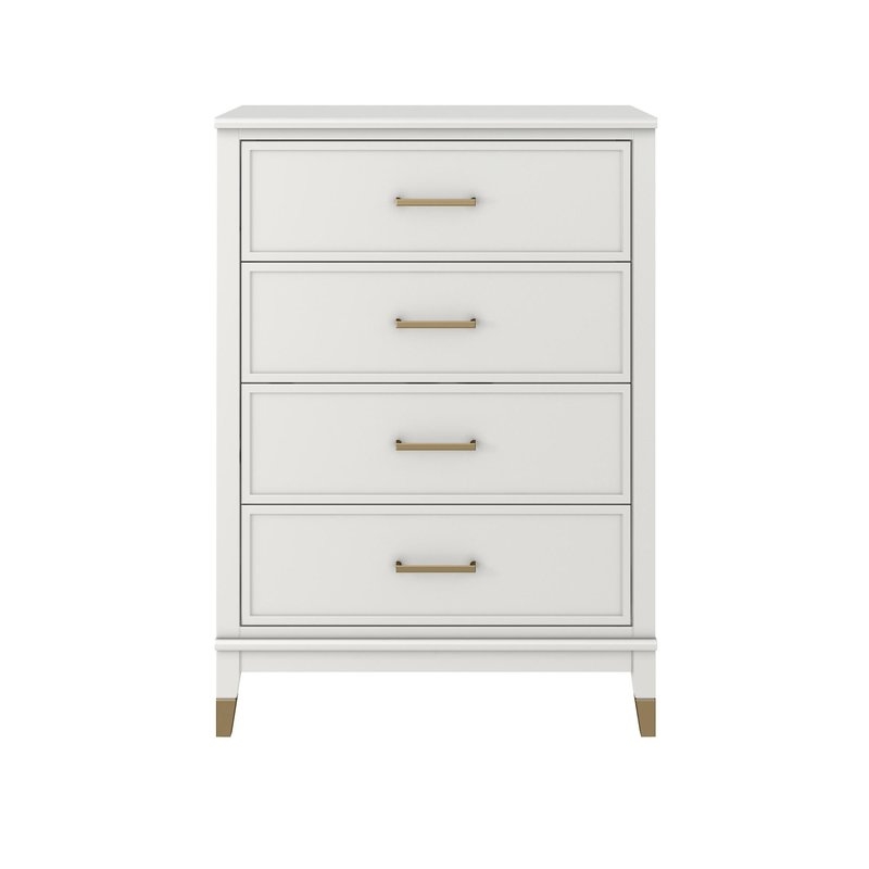 Westerleigh 4 Drawer Chest, White - Image 0