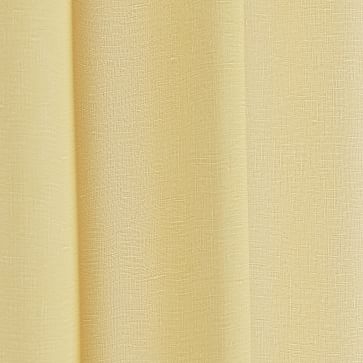 Sheer Belgian Linen Curtain Horseradish 48"x96" - Image 3