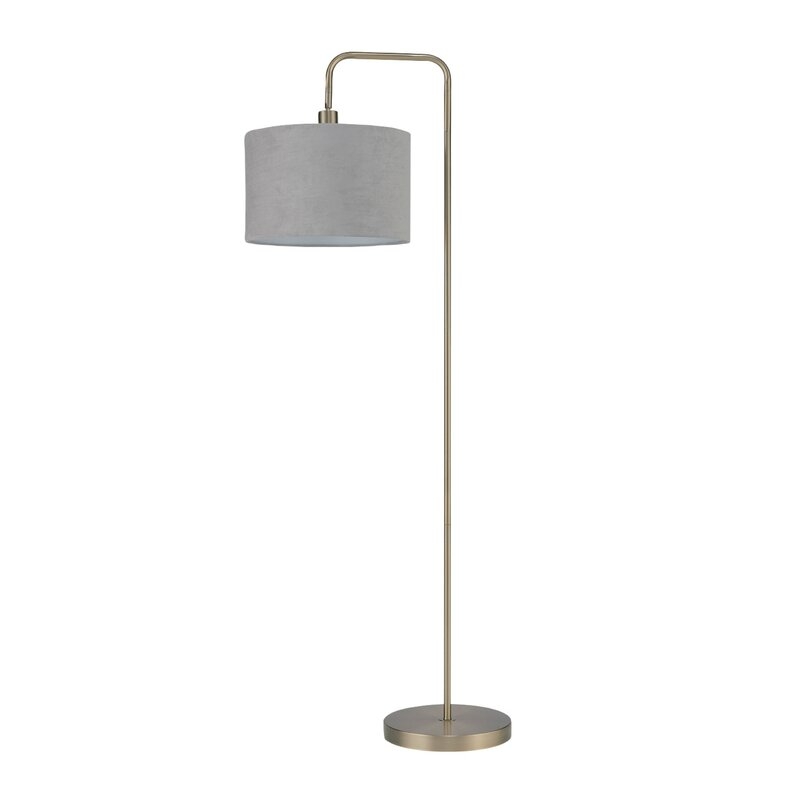 Chattahoochee 58" Arched Floor Lamp - Brass - Image 0