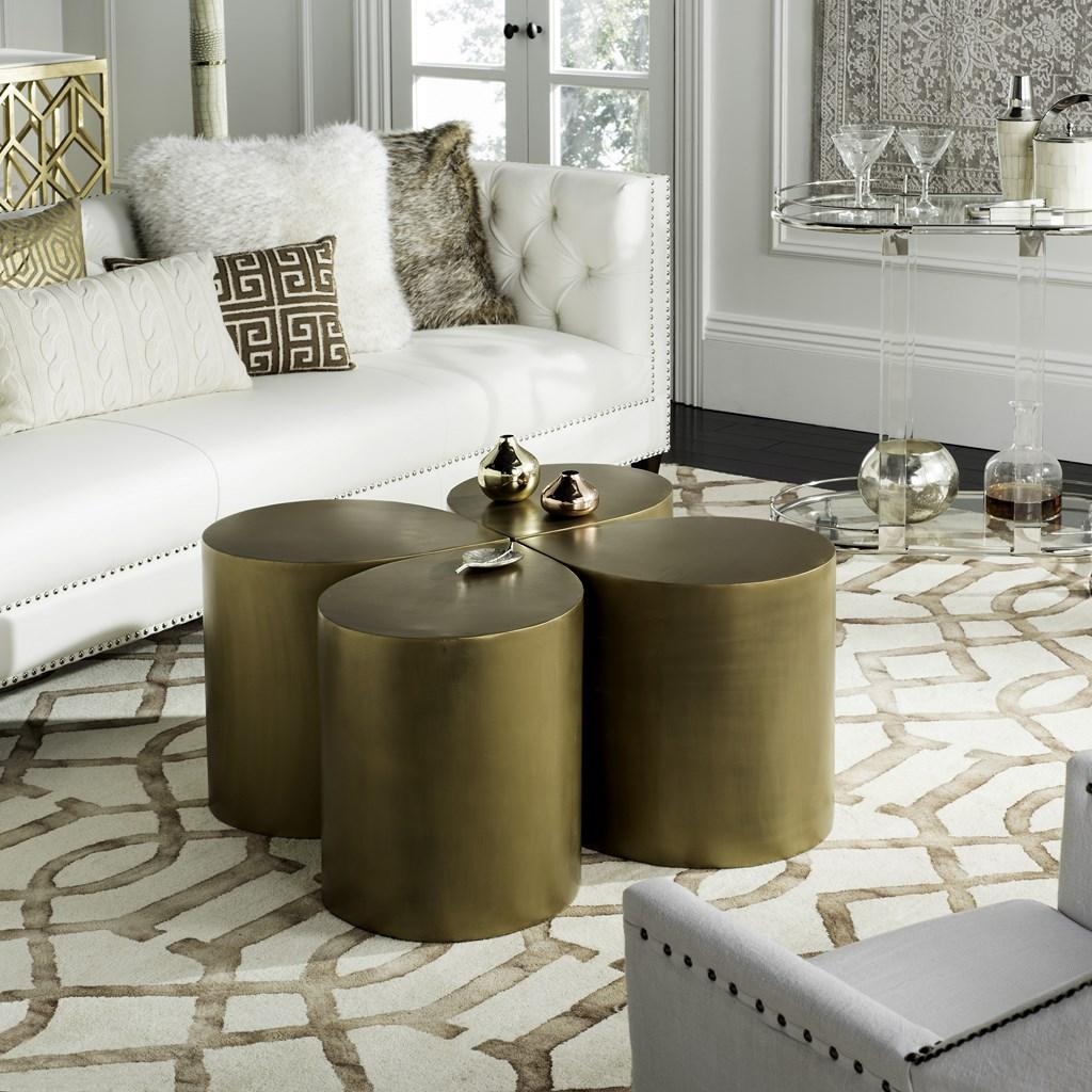 Tilly Coffee Table - Antique Brass - Arlo Home - Image 3