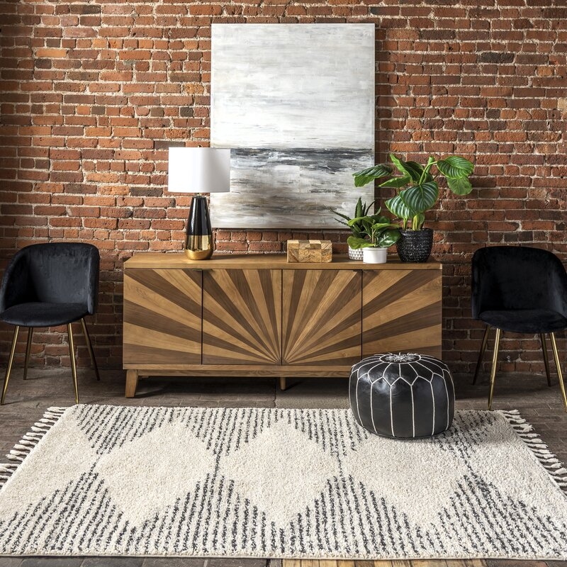 Ramsey Off-White Area Rug - Image 1