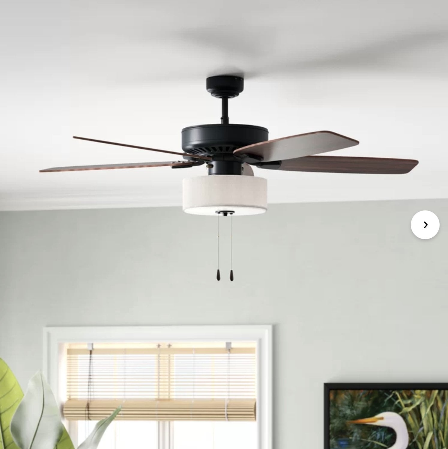 52" Sybilla 5 - Blade Standard Ceiling Fan with Light Kit Included - Image 0