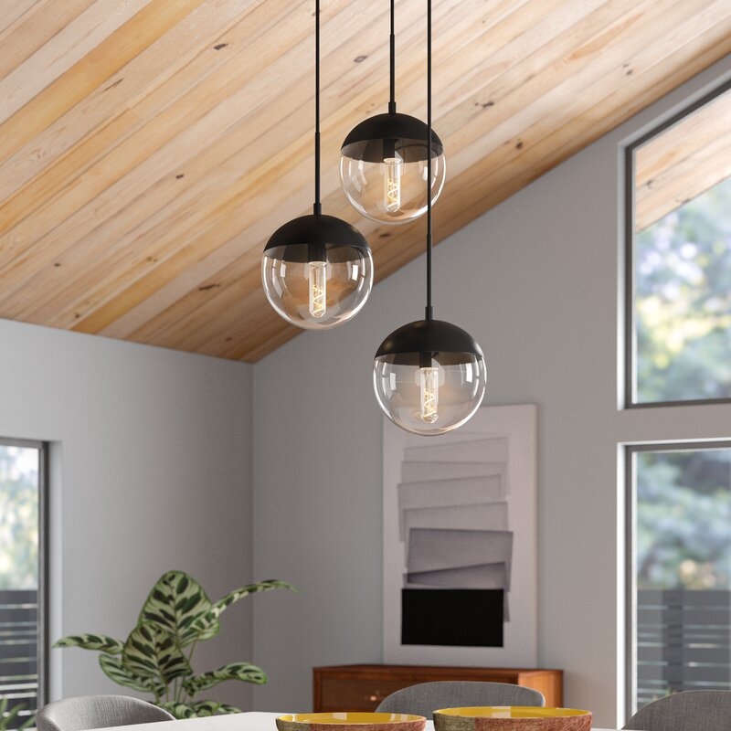Yearby 3-Light Cluster Globe Pendant - Image 2