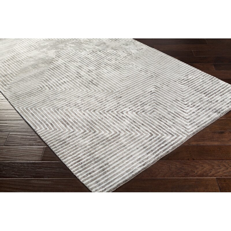 Riveter Hand-Tufted Gray Area Rug - Image 2