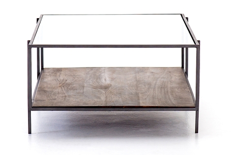 ASHER COFFEE TABLE, BROWN - Image 2