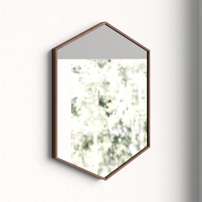 Zaliki Mid Century Hexagon Accent Mirror - Image 1