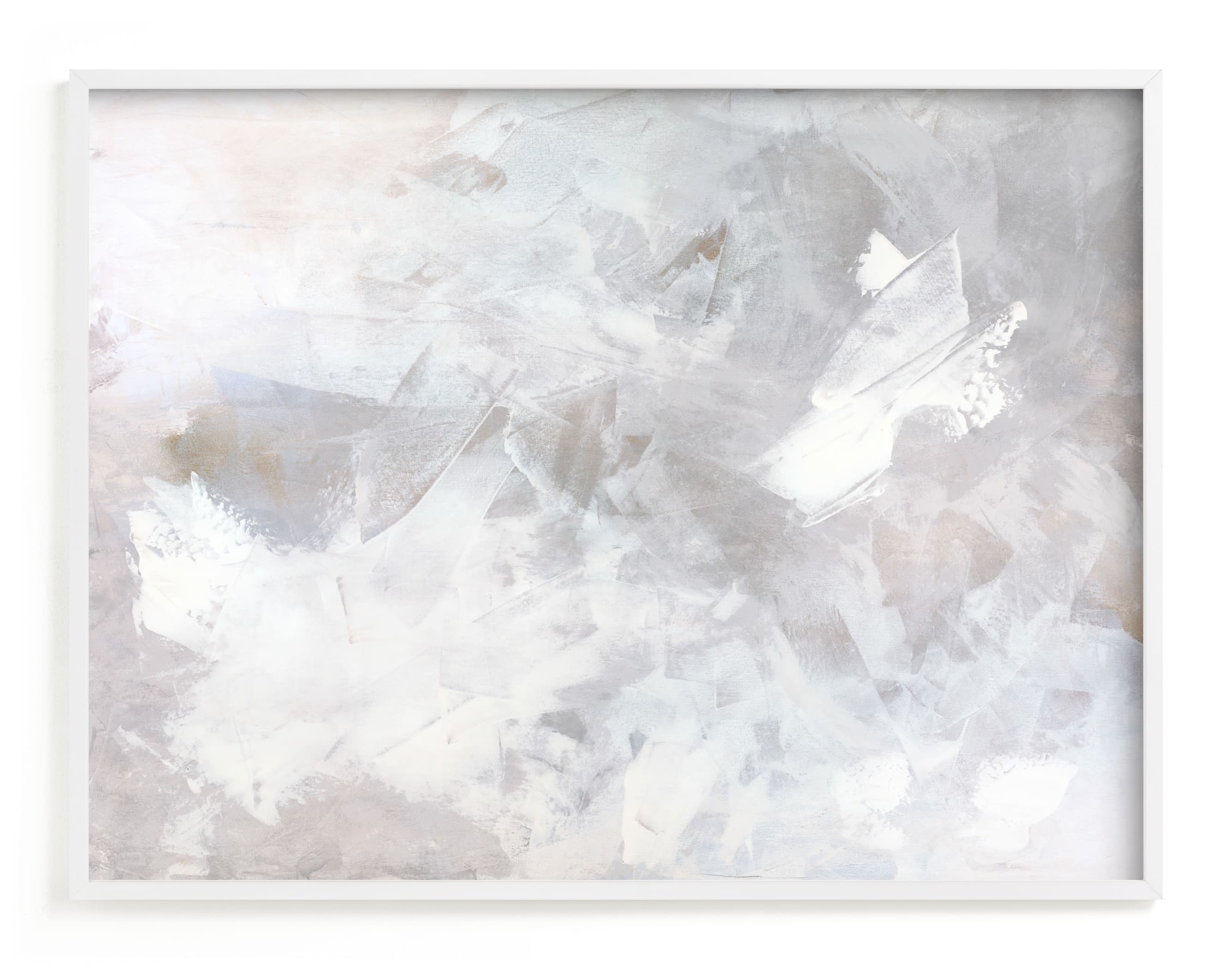 Melody In White Art Print - Image 0