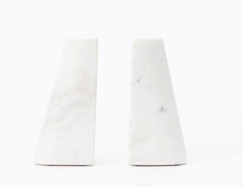 Tapered Marble Bookends (Set of 2) - Image 0