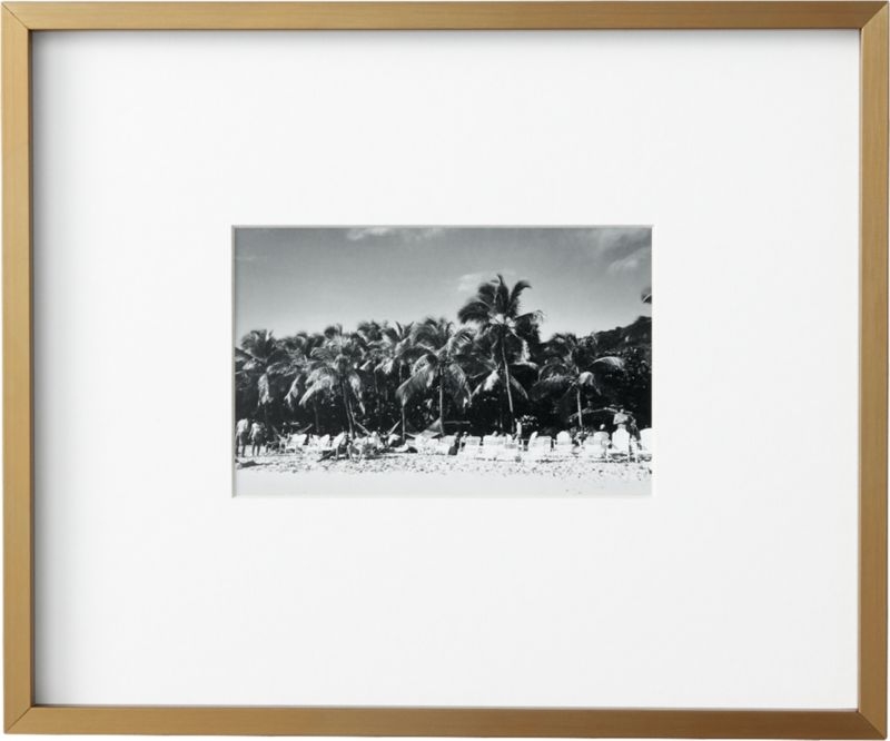 Gallery Brass Frame with White Mat 11x14 - Image 5