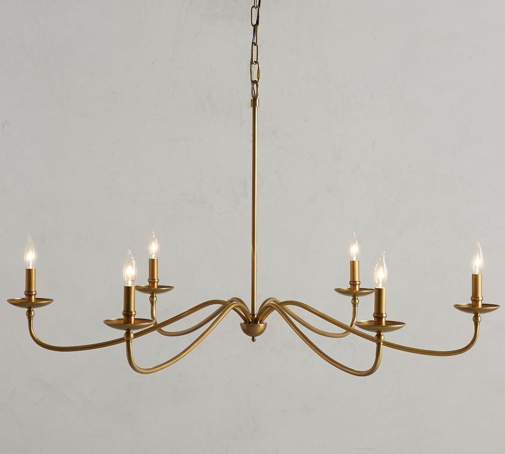 Lucca Chandelier, brass - Image 0