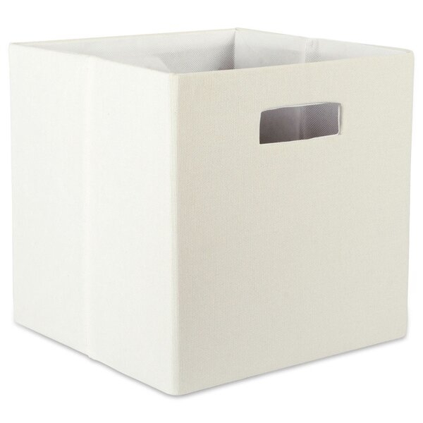 Cube Solid Fabric Polyester Bin- 13" - Image 0