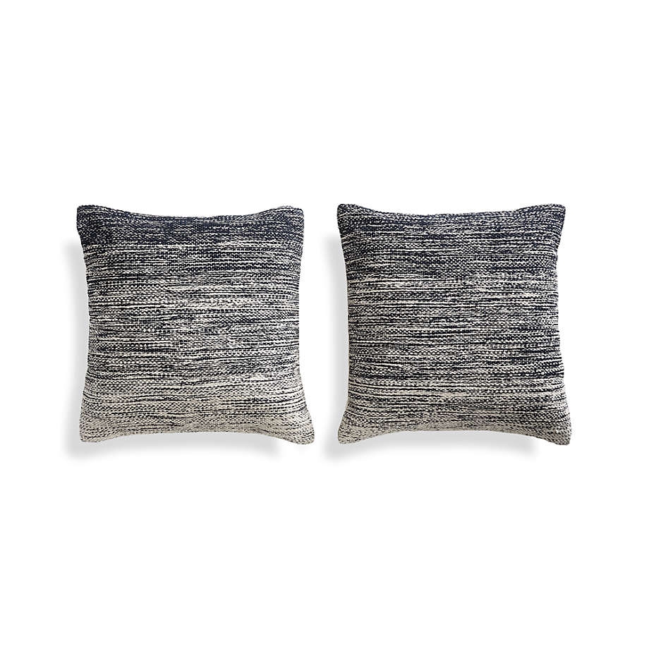 Enzo Blue Ombre Pillows 20", Set of 2 - Image 3