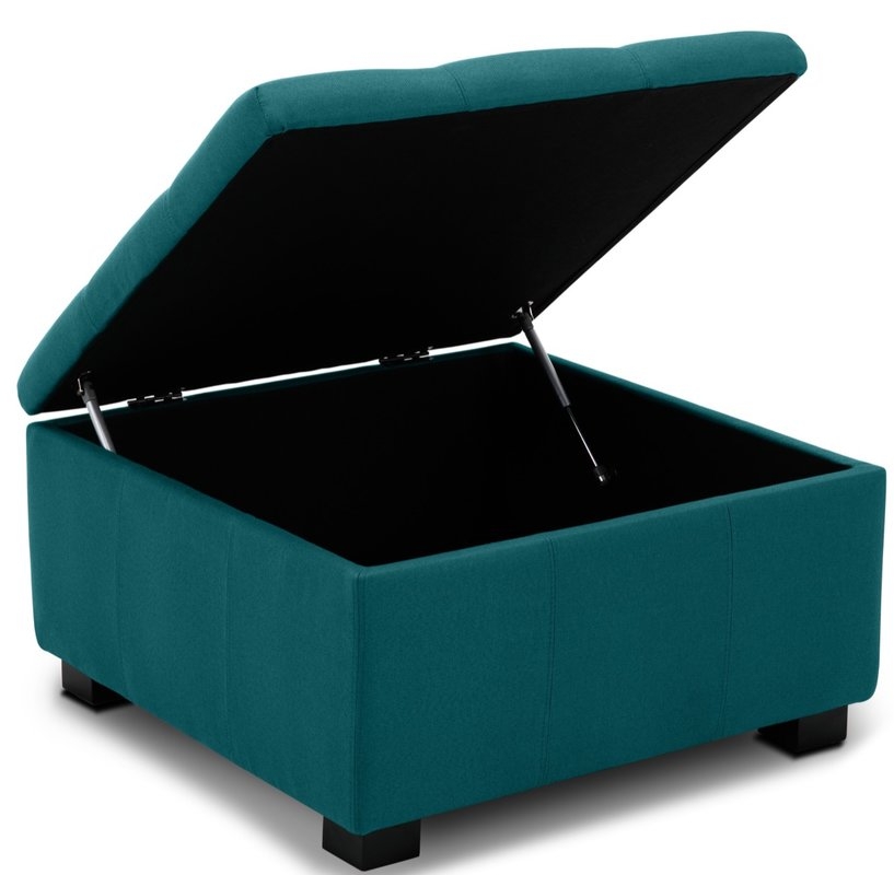 Lowrey Upholstered Tufted Storage Ottoman - Image 1