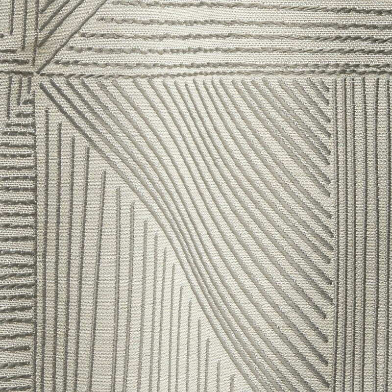 Mudd Geometric Semi-Sheer Rod Pocket Curtain Panels, Set of 2 - Image 1