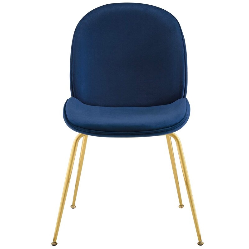 Jaynes Leg Performance Upholstered Dining Chair - Image 1