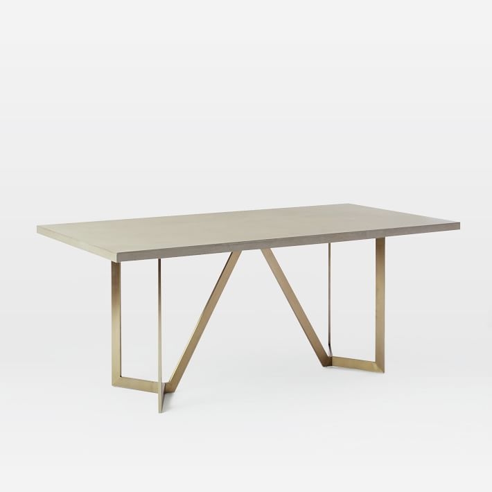 Tower Dining Table - Concrete - Image 0