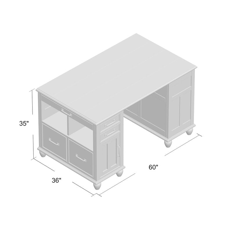 Madelynn Executive Desk - Image 1