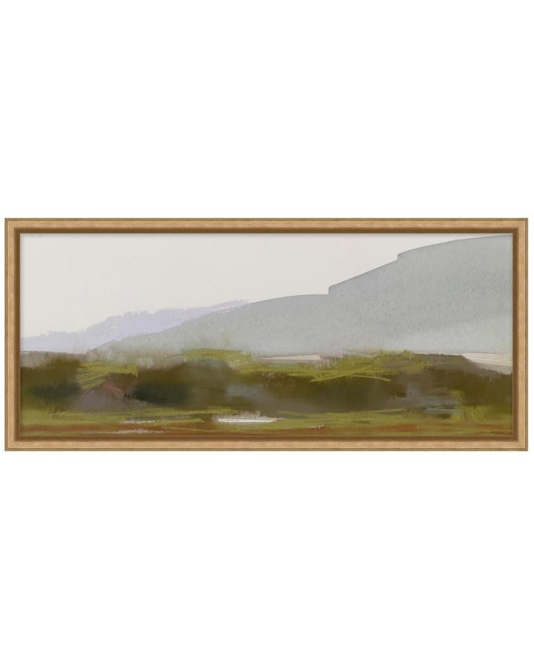 ABSTRACT LANDSCAPE 4 Framed Art - Small 25 x 11 - Image 0