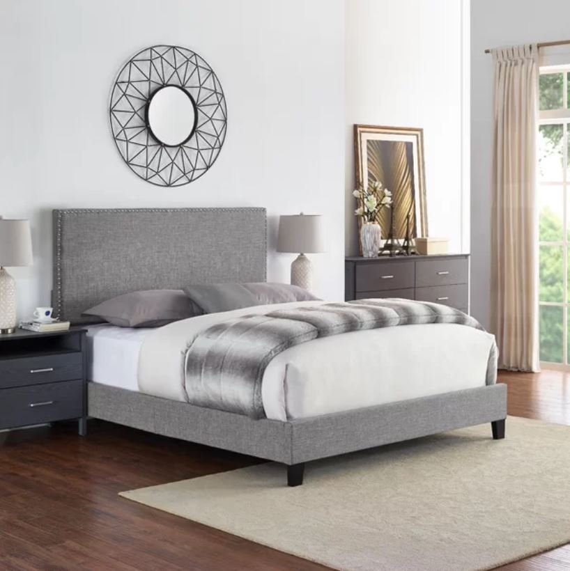 Cassandra Upholstered Panel Bed - Full - Image 1