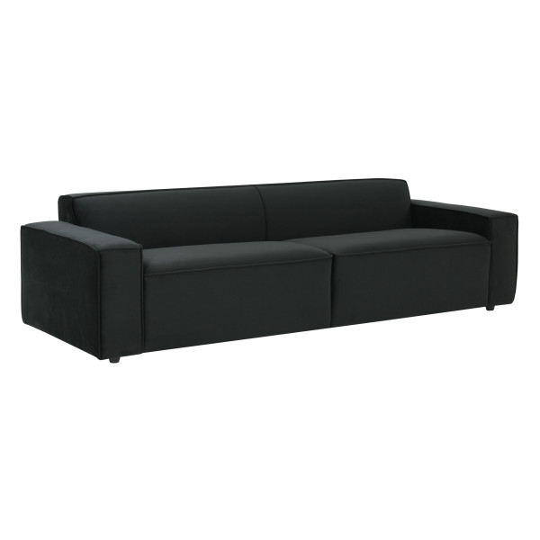 Olafur Black Velvet Sofa - Image 1